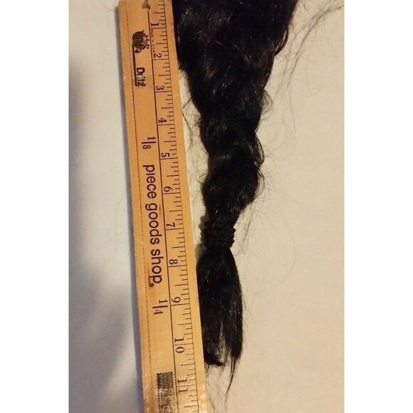 Black Braided Wig Halloween Pirate Hippie Costume - Picture 5 of 6